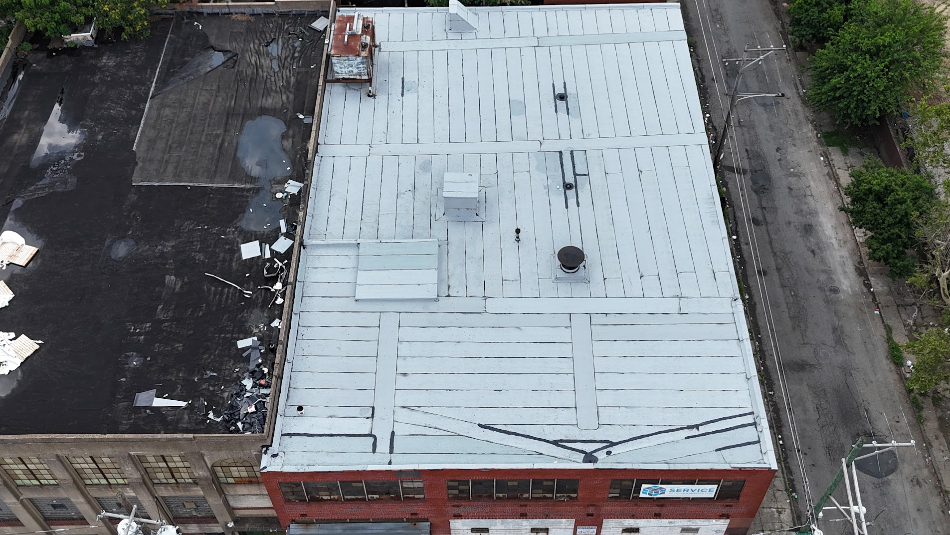 Commercial roof coating and restoration